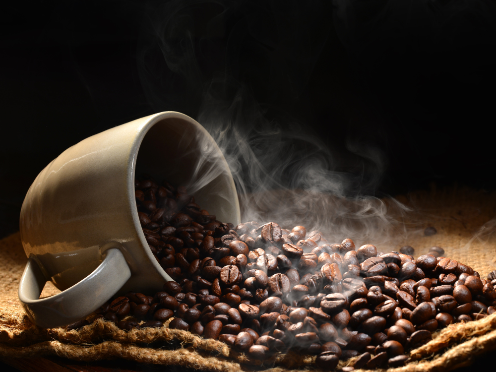 Coffee story illustration showing our cozy coffee shop atmosphere